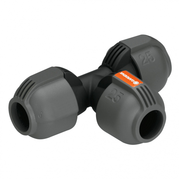 Соединитель Т-образный 25 мм Gardena от магазина ЛесКонПром.ру