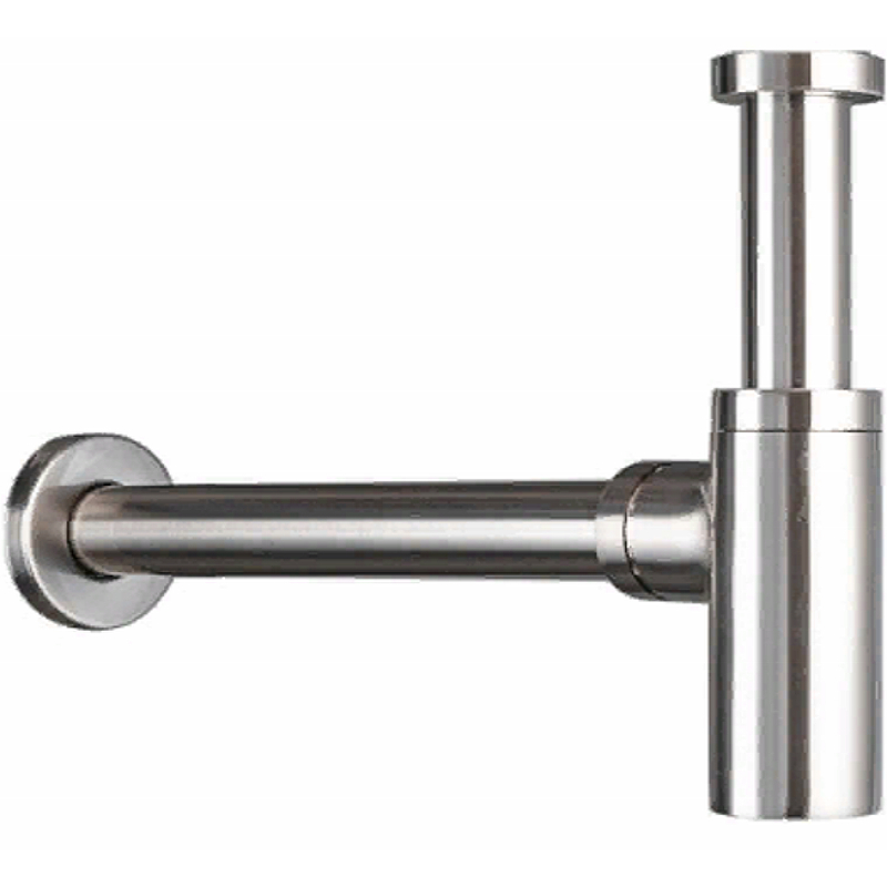 Сифон для раковины Frap F82-5 Нержавеющая сталь от магазина ЛесКонПром.ру