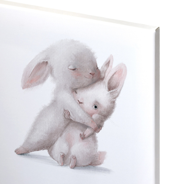 Канвас 31х31 см Капли на цветке от магазина ЛесКонПром.ру