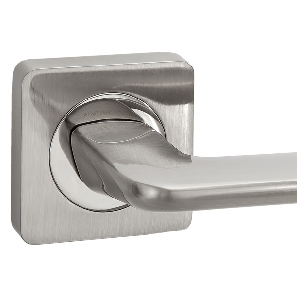 Дверные ручки RENZ Лана никель матовый от магазина ЛесКонПром.ру