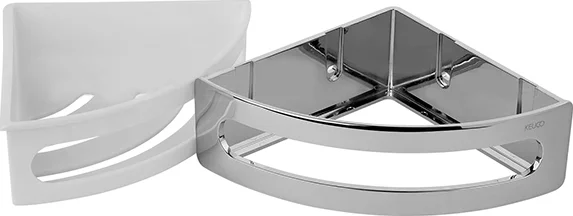 Полка Keuco Elegance new 11657 хром, белая от магазина ЛесКонПром.ру