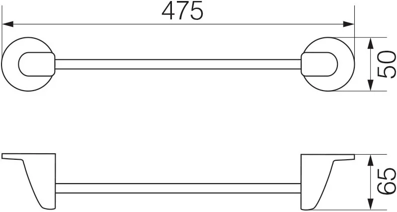 Полотенцедержатель Veragio Oscar OSC-5220.BR бронза от магазина ЛесКонПром.ру