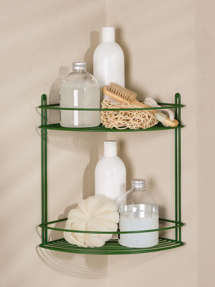 Полка ЧМЗ 501-005-17 2-ярусная, угловая от магазина ЛесКонПром.ру