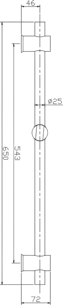 Душевая штанга Haiba HB8011 от магазина ЛесКонПром.ру
