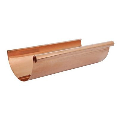 Желоб водосточный «Аквасистем» 100x150 медь от магазина ЛесКонПром.ру