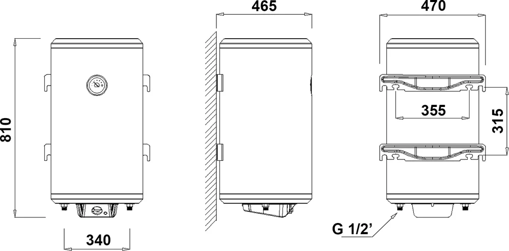 Накопительный водонагреватель Nofer SB 75 электрический от магазина ЛесКонПром.ру