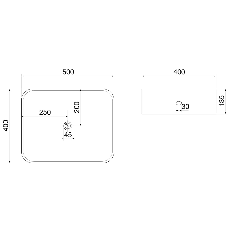 Раковина-чаша Owl 1975 Vind 50 OWLB191037 Белая глянцевая от магазина ЛесКонПром.ру