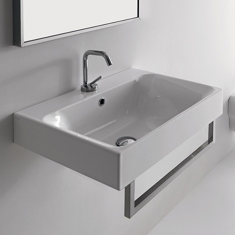 Раковина Kerasan Cento 70 353201*1 Белая от магазина ЛесКонПром.ру