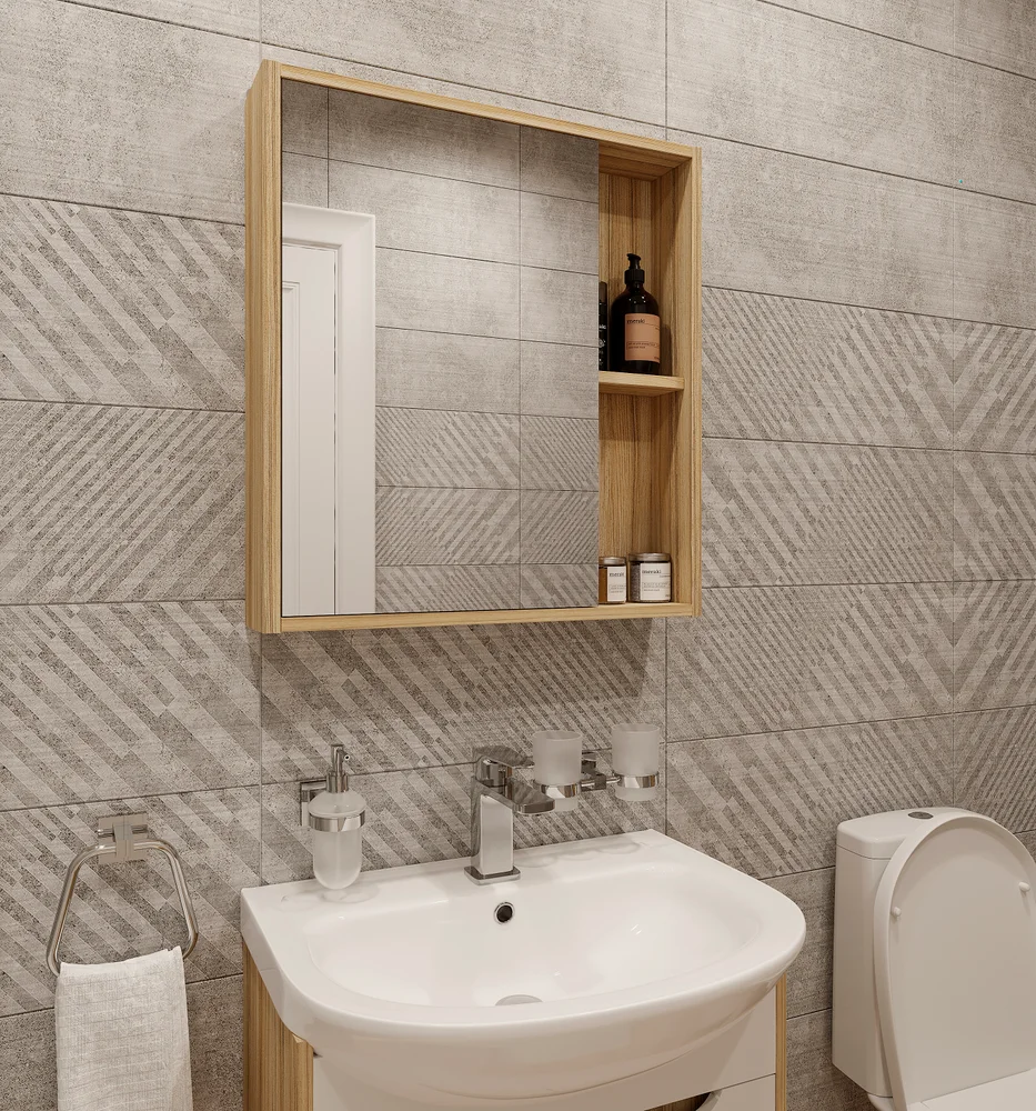 Зеркало-шкаф DIWO Углич 60 от магазина ЛесКонПром.ру