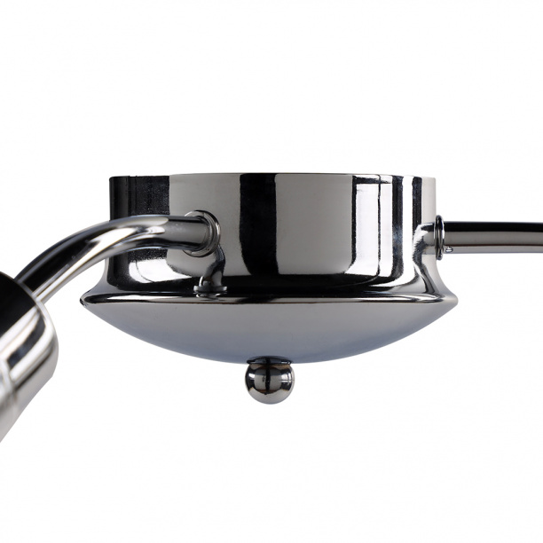 Люстра NEODECO Моника 3х40 Вт Е14 хром от магазина ЛесКонПром.ру