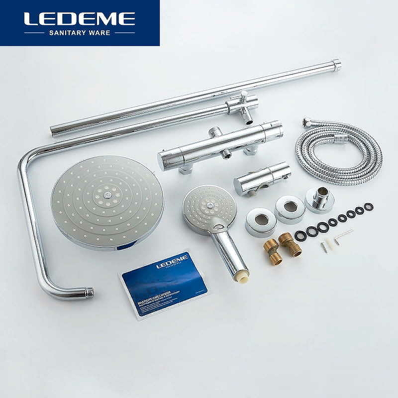 Душевая система Ledeme 2411L Хром от магазина ЛесКонПром.ру