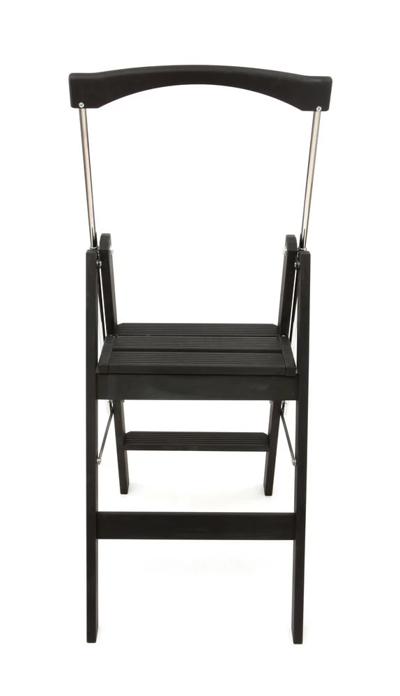 Стремянка деревянная Hoz-Block Серж 3 ступени Черная (арт. СДР-3Ч) от магазина ЛесКонПром.ру