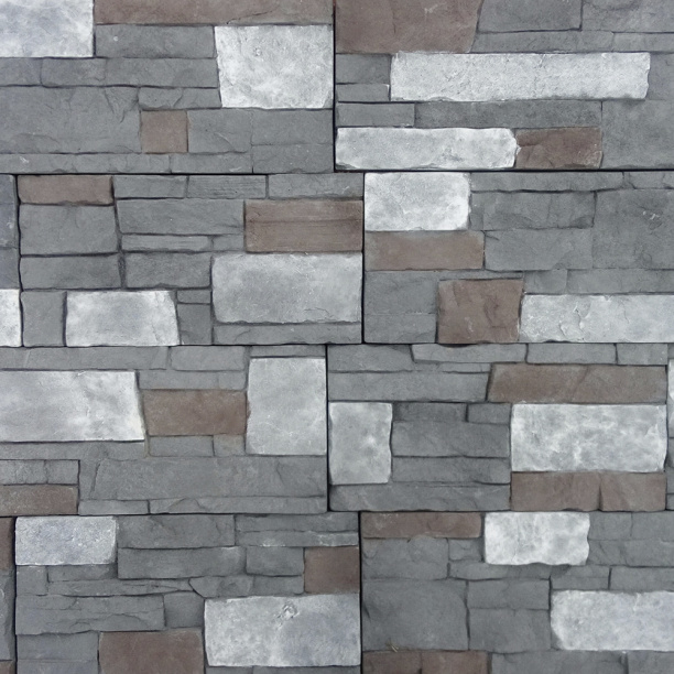 Фасадная плитка Маркхот 6857 серая упаковка 0,5 м2 от магазина ЛесКонПром.ру