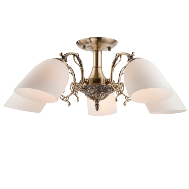 Люстра NEODECO Артемида 5х40 Вт Е14 бронза от магазина ЛесКонПром.ру