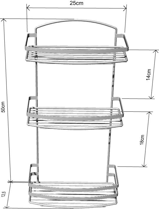 Полка Tekno-tel BK086SSM от магазина ЛесКонПром.ру