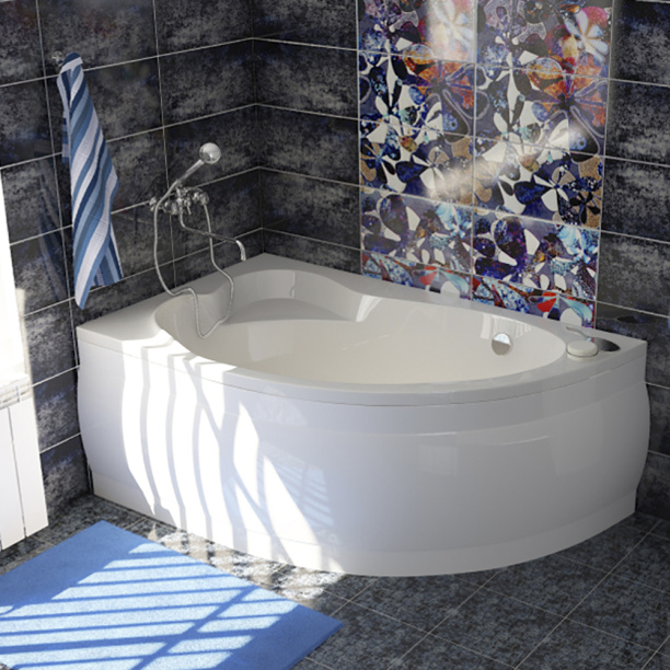 Акриловая ванна Мирсант Фанагория 170х100 см левая от магазина ЛесКонПром.ру