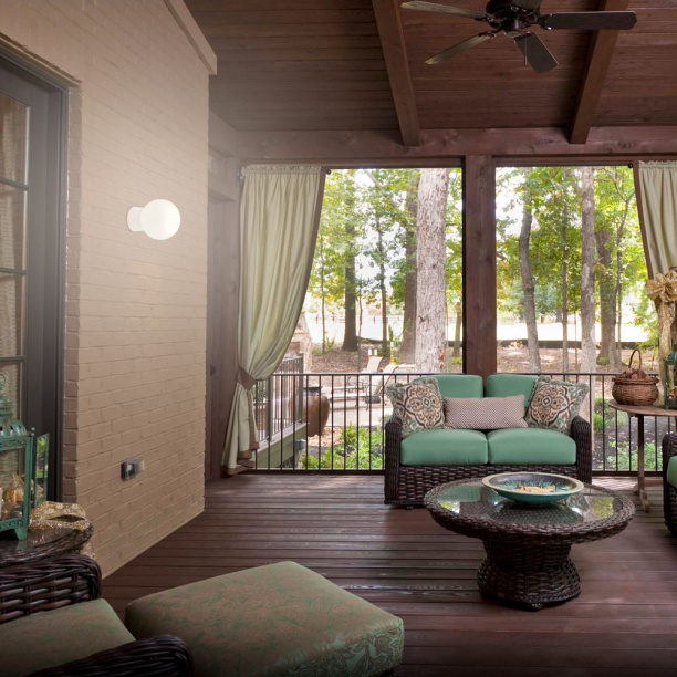 Светильник настенно-потолочный Свет Шар матовый 1х60 Вт Е27 от магазина ЛесКонПром.ру