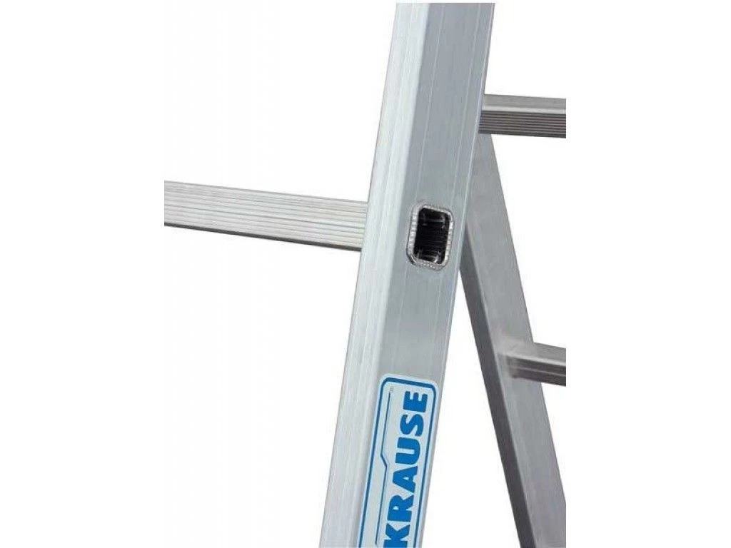Стремянка алюминиевая двухсторонняя Krause Stabilo 2х14 ступеней (арт. 124951) от магазина ЛесКонПром.ру