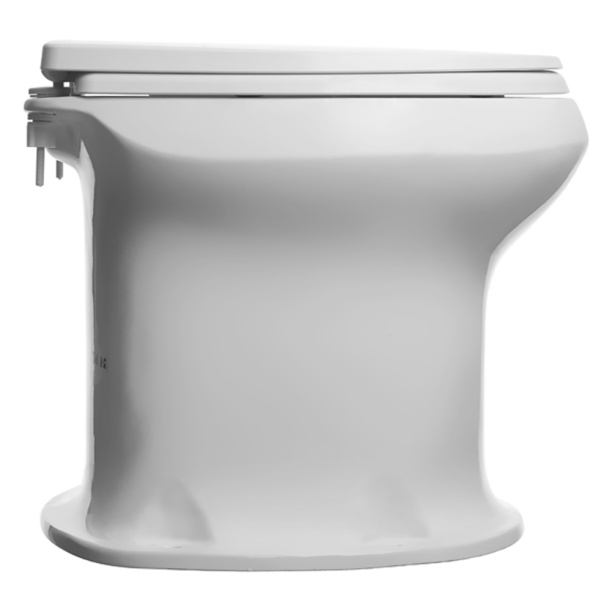 Унитаз дачный Оскольская керамика с сиденьем от магазина ЛесКонПром.ру