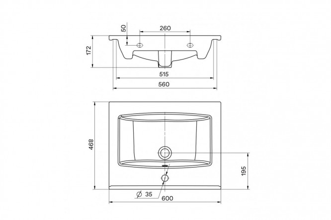 Раковина Элина 80410902 от магазина ЛесКонПром.ру