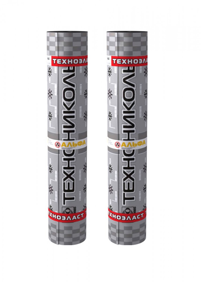 Материал гидроизоляционный Техноэласт Альфа ЭПП-4.99, полиэфир, 10 м² от магазина ЛесКонПром.ру