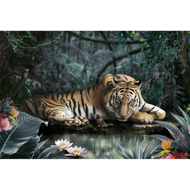 Фотообои флизелиновые Tiger 400х270 см от магазина ЛесКонПром.ру