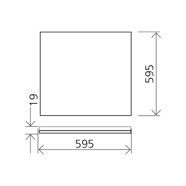 Светильник офисный светодиодный Smartbuy Призма 36 Вт 4500 К от магазина ЛесКонПром.ру