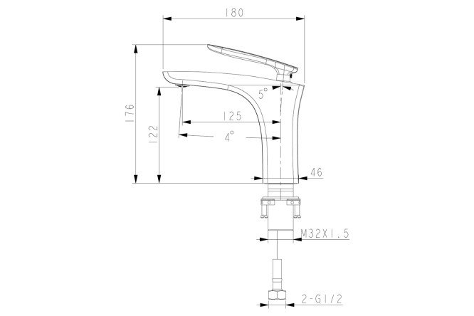 Смеситель для раковины LEMARK Bellario 80440980 от магазина ЛесКонПром.ру