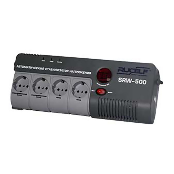 Стабилизатор универсальный Rucelf 0,5 кВА от магазина ЛесКонПром.ру