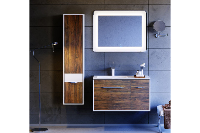 Панель с зеркалом AQWELLA Малага 80364868 от магазина ЛесКонПром.ру