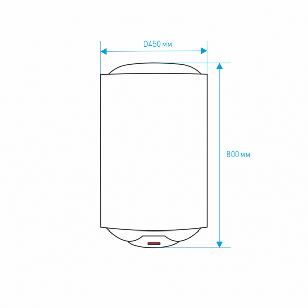 Водонагреватель накопительный Edisson ЕR 80V, 80 л от магазина ЛесКонПром.ру