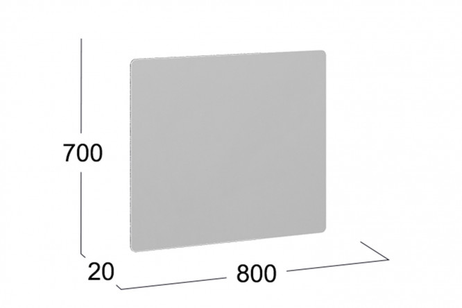 Зеркало навесное 80374664 от магазина ЛесКонПром.ру