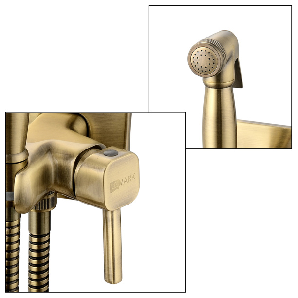 Гигиенический душ LEMARK Solo встраиваемый бронза от магазина ЛесКонПром.ру