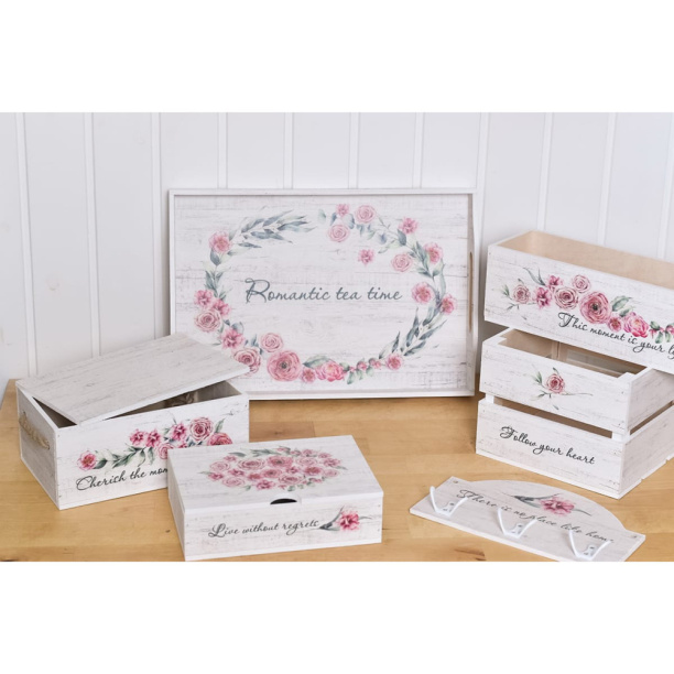 Ключница деревянная Розалия 25х15 см от магазина ЛесКонПром.ру