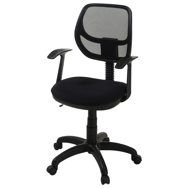 Офисное кресло Степ черное от магазина ЛесКонПром.ру