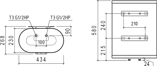 Накопительный водонагреватель Thermex M Smart Pro 30 V электрический от магазина ЛесКонПром.ру