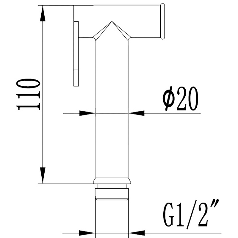 Гигиенический душ ESKO HSB150 Хром от магазина ЛесКонПром.ру