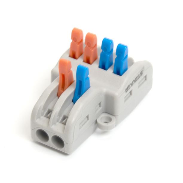 Клемма монтажная STEKKER LD222-424 2 шт от магазина ЛесКонПром.ру