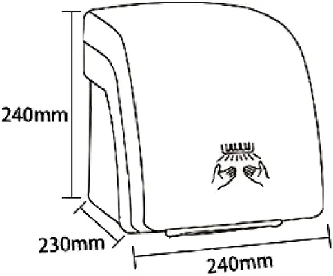 Сушилка для рук Connex HD-1650 от магазина ЛесКонПром.ру