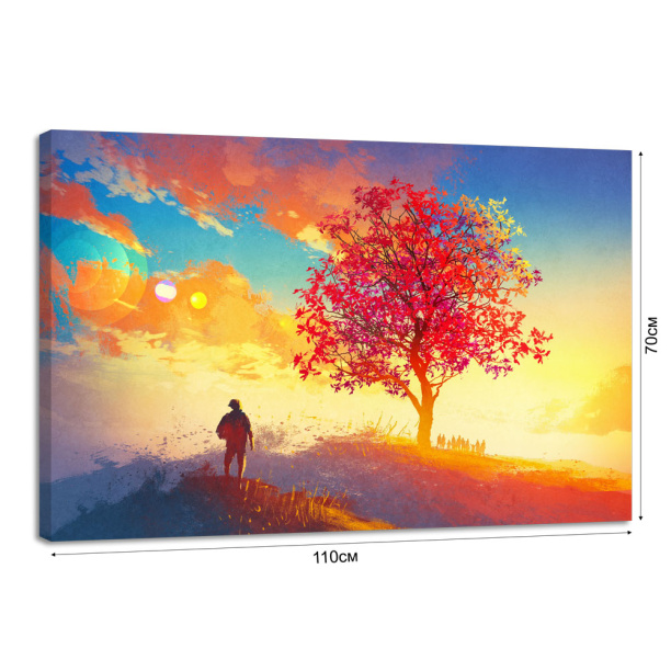 Канвас 70х110 см Рассвет от магазина ЛесКонПром.ру