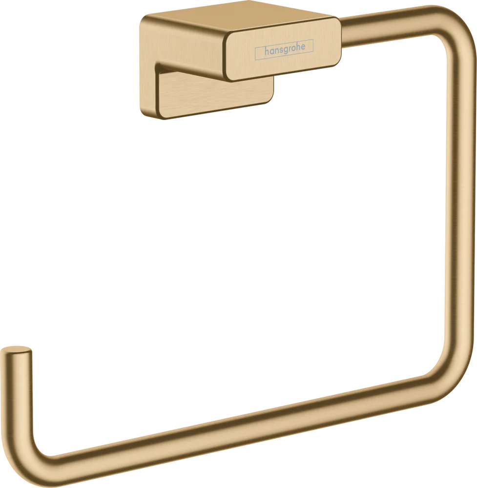 Полотенцедержатель Hansgrohe AddStoris 41754140 шлифованная бронза от магазина ЛесКонПром.ру