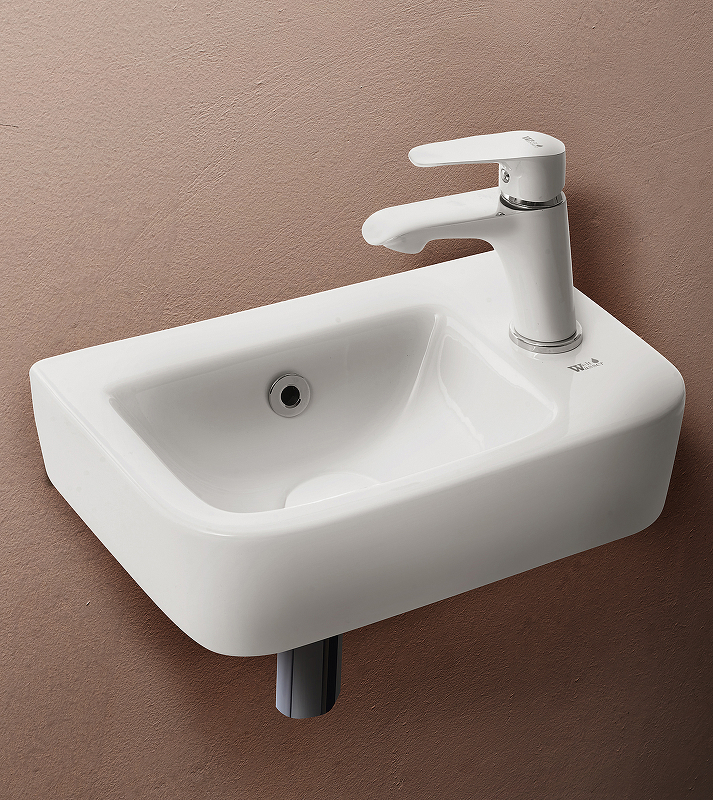 Раковина WeltWasser Aisbach 10100 R 37 10000004591 Белый глянец от магазина ЛесКонПром.ру