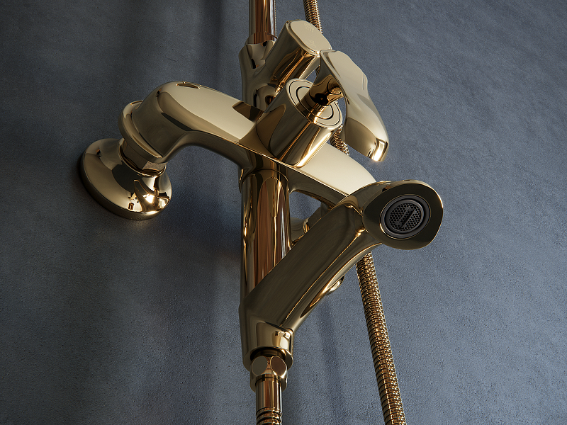 Душевая система Laguraty 7001A Золото от магазина ЛесКонПром.ру