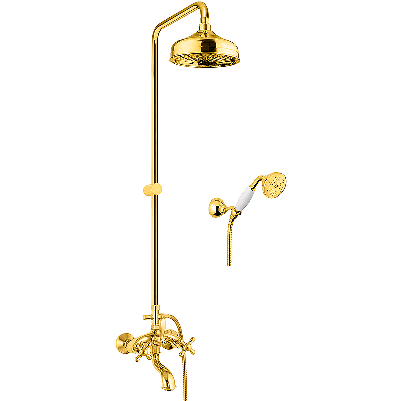 Душевая система Webert Armony AM721208010 Золото от магазина ЛесКонПром.ру