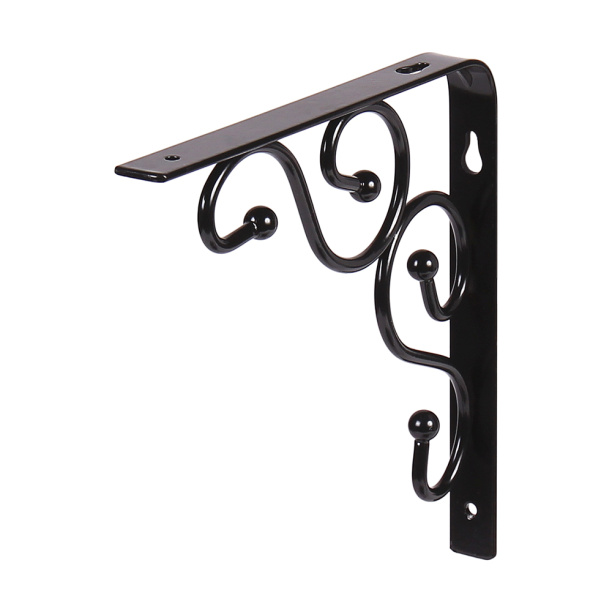 Кронштейн Лиана 200х200 мм черный от магазина ЛесКонПром.ру