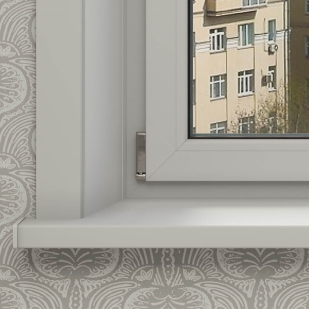 Подоконник ПВХ белый 300х2000 мм от магазина ЛесКонПром.ру