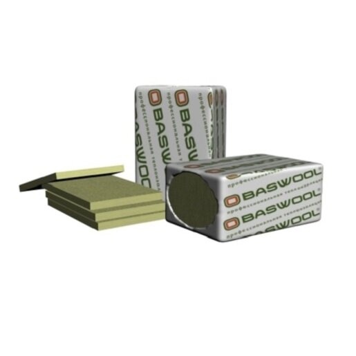 Плита минераловатная BASWOOL Вент Фасад 80 1200х600х100 мм, 3 шт от магазина ЛесКонПром.ру