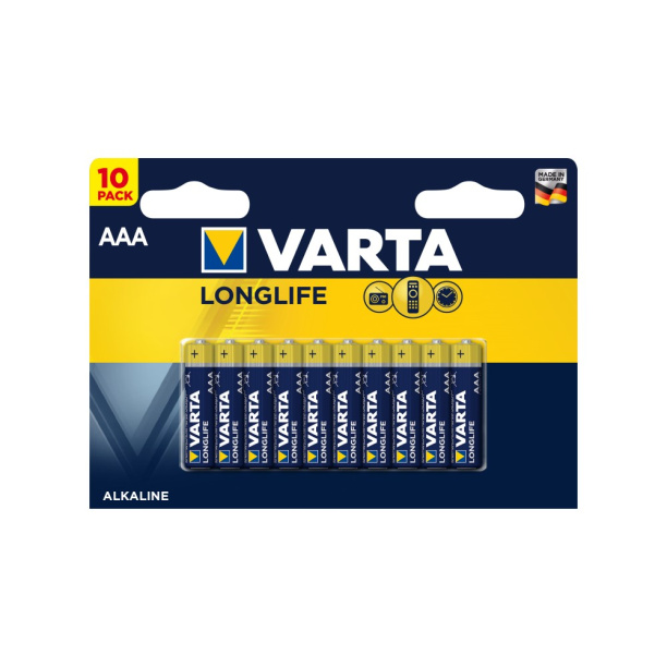Батарейка VARTA LONGLIFE LR3(АAА) 10 шт от магазина ЛесКонПром.ру