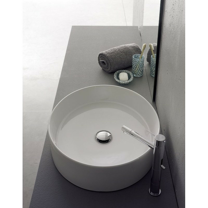 Раковина-чаша Scarabeo Thin Line 45 8029 Белая от магазина ЛесКонПром.ру