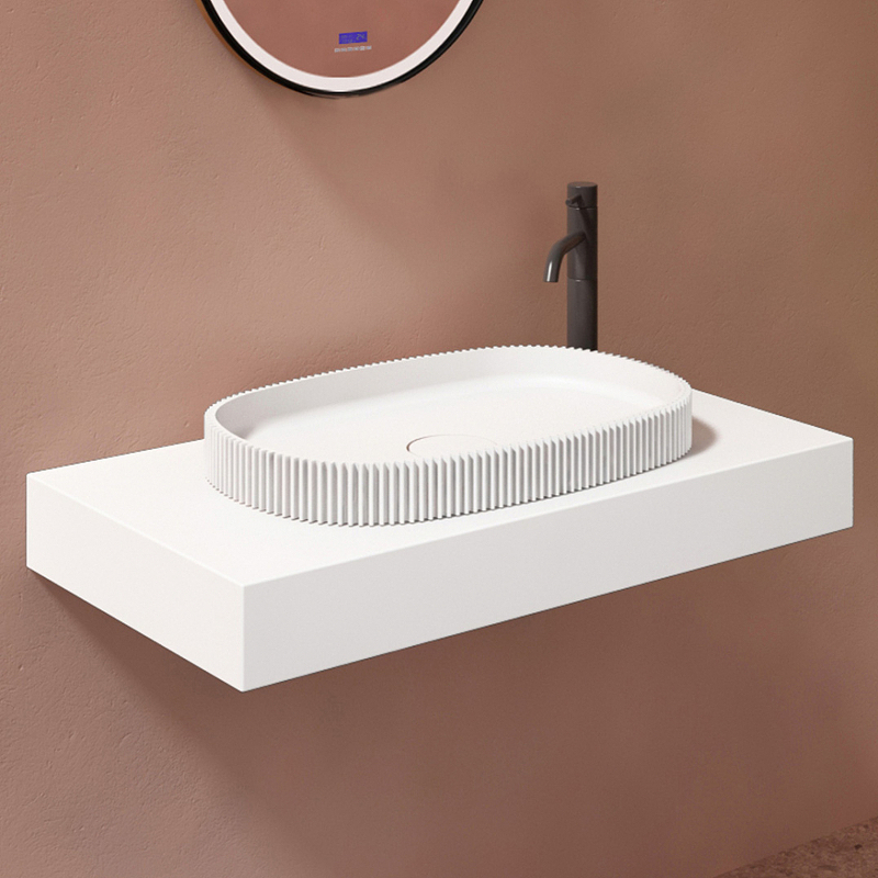 Раковина-чаша Abber Stein 55 AS2601 Белая от магазина ЛесКонПром.ру